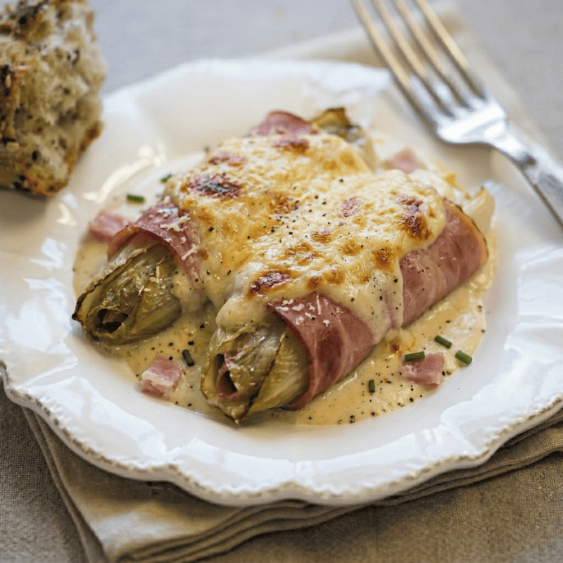 Endives au jambon