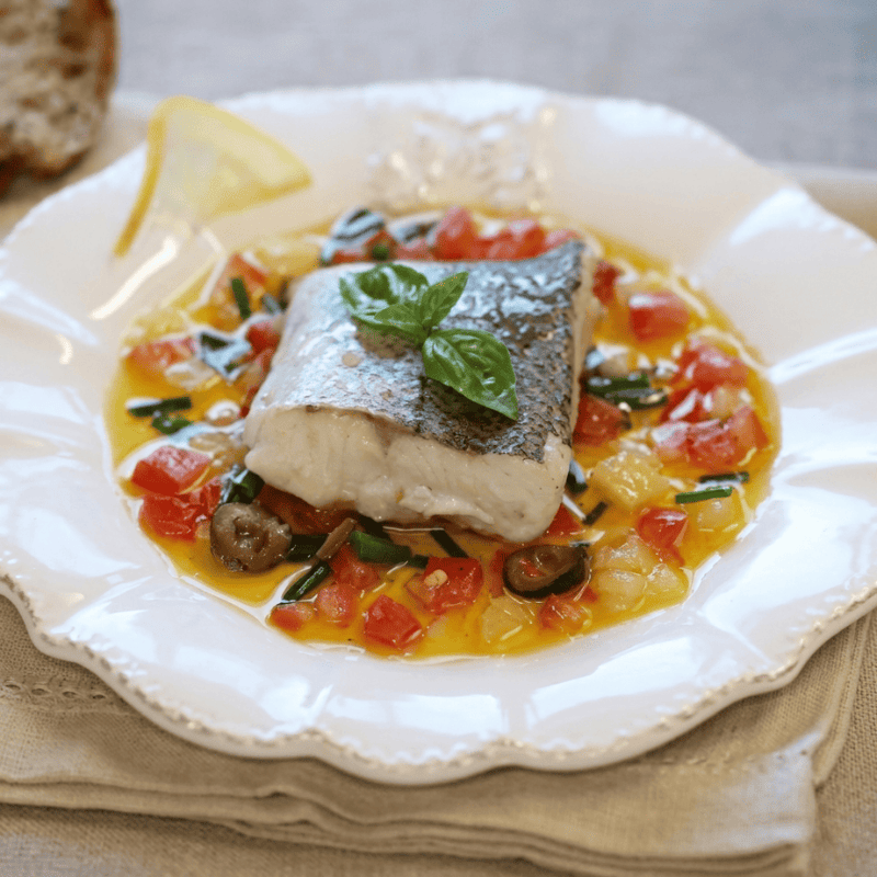 Dos de lieu noir sauce vierge
